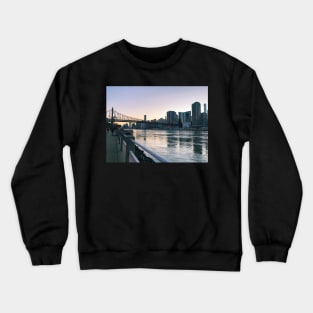 Roosevelt Island Bridge Sunset Crewneck Sweatshirt